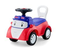 VEVOR Macchina a Spinta per Bambini, Giocattolo da Cavalcare per Bambini con Musica e Vano Portaoggetti Sotto il Sedile, Capacità di Carico 25 kg, Girello con Appoggio a Terra, Rosso