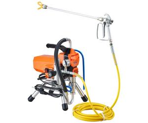 VEVOR Macchina a Spruzzo per Vernice da Parete Airless ad Alta Pressione da 2000 W con tubo Alta Pressione, Macchina per Spruzzatura da Parete, per Interni Esterni a Base d'Acqua e a Base di Olio