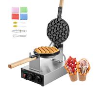 VEVOR Macchina Commerciale Bubble Waffle Egg Pancake Baker 1400W Antiaderente