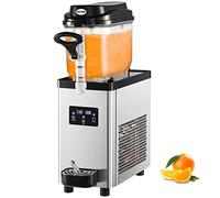 VEVOR Macchina commerciale Slushy, 6L tazza singola ciotola Slush Ice Machine, 300W 220V, acciaio inox Margarita Smoothie Frozen Drink Maker, macchina Slushie per supermercati, caffetterie,