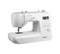 VEVOR Macchina da Cucire Computerizzata con 60 Applicazioni di Punti, Schermo LED Pedale, Robusta Struttura in Metallo, Macchina da Cucire Digitale con Motore Potente per Lavori Artigianali, Bianco