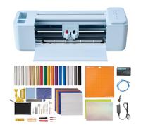 VEVOR Macchina da Taglio per Vinile 305 mm Taglierina per Vinile da Tavolo Plotter da Taglio Termovinile per Biglietti Personalizzati Decorazioni Fai-da-te Sistema Compatibile Mac Windows Android iOS