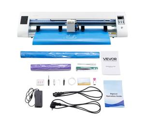 VEVOR Macchina da Taglio per Vinile con Rilevamento Automatico dei Bordi, Spessore Taglio 1 mm Larghezza max. 720mm, Taglierina per Vinile con 2 Tipi di Lame per Creazione Fai da te