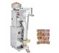 VEVOR Macchina Dosatrice e Sigillatrice per Polveri, 10-500 g, Argento | Dosatore Automatico per Granuli, Confezionatrice in Acciaio Inox, Pesatura e Sigillatura Intelligenti, per Caffè, Cereali, Tè