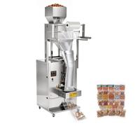 VEVOR Macchina Dosatrice e Sigillatrice per Polveri e Granuli, 10-999 g, Dosatore Automatica per Granuli, in Acciaio Inox, Pesatura e Sigillatura Intelligenti, per Caffè, Cereali e Spezie, Argento