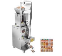 VEVOR Macchina Dosatrice e Sigillatrice per Polveri e Granuli, 3-200 g | Confezionatrice Automatica in Acciaio Inox, Pesatura e Sigillatura Intelligenti, per Caffè, Cereali, Tè e Spezie, Argento