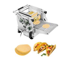 VEVOR Macchina Elettrica per Tortillas da 250 W Macchina Automatica per Tortilla di Mais da 139,7 mm di Diametro con Rivestimento Antiaderente, Adatta per Prodotti Sopes Roti Pita Tortilla Pizza