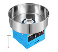 VEVOR Macchina Elettrica per Zucchero Filato Soffice 1000 W da Banco Blu