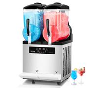 VEVOR Macchina per Bevande Ghiacciate Commerciale 2x12 L Bar Ristorante Hotel