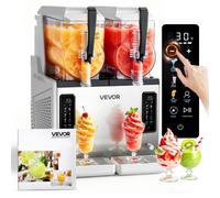 VEVOR Macchina per Granite Autopulente – Serbatoio doppio 2 x 3 Litri 450 W per cocktail e frullati