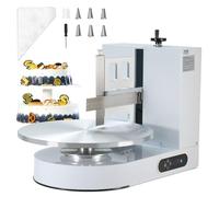 VEVOR Macchina per Decorazione Torte, Macchina per Spalmare Crema velocità 25-320 Giri/min, Macchina per Decorazione Torte da Cucina Commerciale Piatto Girevole per Torte di Dimensioni 4-16 Pollici