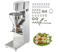 VEVOR Macchina per Formare Polpette Commerciale, Macchina per Polpette 280 Pezzi/min, Strumento Elettrico per Produzione Polpette di Gamberetti Pesce, Manzo, Maiale, Formatrice per Polpette 1100 W