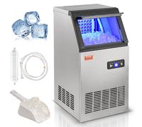 VEVOR Macchina per Ghiaccio Commerciale 38 kg/24 ore Autopulente da Bar Hotel