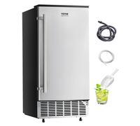 VEVOR Macchina per Ghiaccio da 36 kg/giorno Macchina per Gelato da Sottobanco