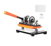 VEVOR Macchina per Goffratura Pelle Cuoio 180x100 mm Capacità 1,5 T, Fustellatrice Manuale Corsa Regolabile 12 mm Perforatrice Goffratura Manuale per Pelle Carta Espanso Plastica Gomma Vari Materiali