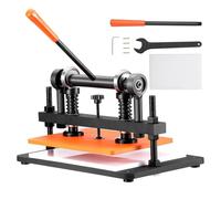 VEVOR Macchina per Goffratura Pelle 36x26 cm Pressa Manuale Taglia Carta Cuoio