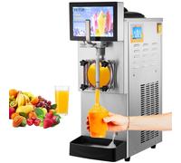 VEVOR Macchina per Granita Sorbetto Bevande Ghiacciate 8L, Distributore da 1200W