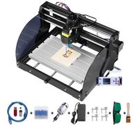 VEVOR Macchina per Incidere Cnc Fresatrice 3018 Pro-M Fresatrice 15 W 24 V 5 A Fresatura Macchina per Tutti I Tipi di Plastica Alluminio Morbido Legno