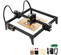 VEVOR Macchina per Incisione Laser, 310 x 300 mm Potenza 5,5 W 6000 mm/min Incisione Laser in Lega di Alluminio per Carta, Legno, Pelle, Stoffa, Plastica, Acrilico, Superficie Metallica Verniciata