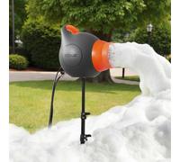 VEVOR Macchina per la Schiuma per Feste, Generatore Spara Schiuma da 115 W, Portatile con Treppiede, Colore Grigio e Arancione, per Giardino Piscina Eventi Esterni Compleanni Celebrazioni Festivi