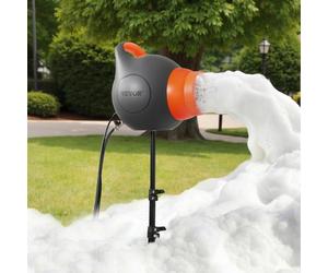 VEVOR Macchina per la Schiuma per Feste, Generatore Spara Schiuma da 115 W, Portatile con Treppiede, Colore Grigio e Arancione, per Giardino Piscina Eventi Esterni Compleanni Celebrazioni Festivi