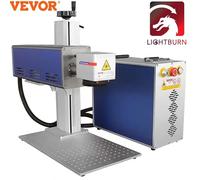 VEVOR Macchina per marcatura laser 30/50W Macchina per incisione laser a fibra Metallo Acciaio inossidabile Taglio Oro Argento Anello Incisore laser