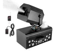 VEVOR Macchina per Neve 2000 W, Macchina Oscillante per Produrre Neve, Macchina per Fiocchi Neve con Telecomando Cablato e Wireless Serbatoio 5 L, Macchina Neve Finta per Feste di Natale Matrimoni