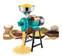 VEVOR Macchina per Polverizzazione Cereali Spezie Grano, Polverizzatore in Ghisa da 2200 W ad Alta Velocità con Piedini in Gomma Antiscivolo, per Cereali Secchi, Spezie, Caffè, Mais e Pepe