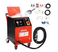 VEVOR Macchina per Pulizia con Ghiaccio Secco, capacità 5 kg con 4 Ugelli, Pulitrice a Ghiaccio Secco, Pressione Regolabili, per Auto, Navi, Aviazione, Prodotti Chimici, Sicuro e Senza Residui