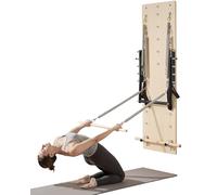 VEVOR Macchina per Riformatore per Pilates da Parete, Trampolino in Legno d'Acero, Attrezzatura con Molle di Resistenza, Adatto per Flessibilità Equilibrio, Allenamento in Palestra a Casa
