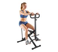VEVOR Macchina per Squat Profondi, Attrezzo Pieghevole per Esercizi, Allenatore per Glutei con Resistenza Regolabile a 5 Livelli, Attrezzatura per Allenamento a Casa per Glutei e Gambe, Nero