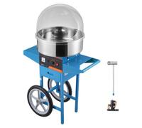 VEVOR Macchina per zucchero filato commerciale a carrello blu per feste eventi