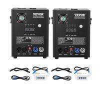 VEVOR Macchina pirotecnica 500W in lega di alluminio Controllo DMX Macchina per scintille fredde regolabile 2-4 m 7 minuti per matrimoni, spettacoli con DJ, feste