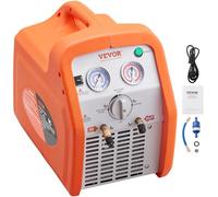 VEVOR Macchina Portatile per Recupero di Refrigeranti III IV V 1CV Velocità di Rotazione 1750 giri/min, Recuperatore Cilindro Doppio per Refrigeranti con Manometro Protezione Alta Pressione 38,6 bar