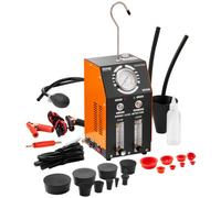 VEVOR Macchina rilevatore del fumo per auto, Rilevatore di perdite del fumo 8 L/min, Macchina del fumo per auto modalità aria modalità fumo, Rilevatore di perdite con manometro pompe dell'aria