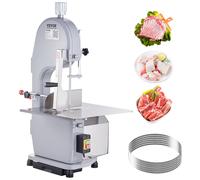 VEVOR Macchina Segaossa da Banco 1500W in Acciaio Inox per Macellerie 300Kg/Ora