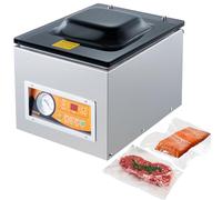 VEVOR Macchina sottovuoto a camera 260W confezionatrice sottovuoto dimensioni compatte 260mm in cucina domestica e per uso commerciale per alimenti umidi, carni, marinate