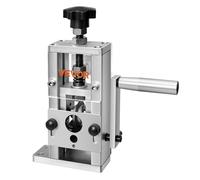 VEVOR Macchina Spelafili Manuale, 1,5-25 mm, Spelafili in Rame con Manovella o Trapano, Lame Temprate da 64 Mn, Rulli in Acciaio, con Telaio in Lega di Alluminio, per Rottami di Rame