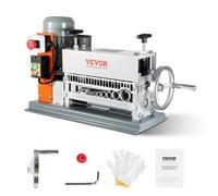 VEVOR Macchina Spellacavi Elettrica Potenza 370W in Lega di Alluminio Calibro tra 1,5-36 mm, Macchinetta Spellafili Elettrica per Cablaggio Cavi Elettrici 62 x 28 x 38cm, Macchina Elettrica Spellacavi