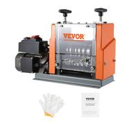VEVOR Macchina Spellacavi Elettrica Potenza 60W in Lega di Alluminio Calibro tra 1,5-25 mm, Macchinetta Spellafili Elettrica per Cablaggio Cavi Elettrici 48 x 17 x 32cm, Macchina Elettrica Spellacavi