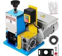 VEVOR Macchina Spellacavi Elettrica Professionale Singola Fase, 220 V 20 piedi/min Potenza 1/4 HP 180 W Spelacavi Portatile per Il Riciclaggio del Rame per Rimuovere L'Isolamento in Plastica e Gomma.