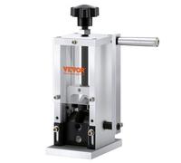 VEVOR Macchina Spellacavi Manuale in Lega di Alluminio Calibro tra 1,5-25 mm, Macchinetta Spellafili Manuale per Cablaggio Cavi Elettrici Funzionamento con Trapano 13 x 13 x 30 cm, Spella Cavi Manuale