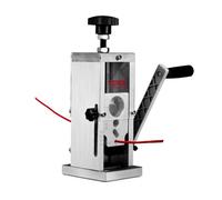 VEVOR Macchina Spellacavi Manuale in Lega di Alluminio Calibro tra 1,5-38 mm, Macchinetta Spellafili Manuale per Cablaggio Cavi Elettrici Funzionamento con Trapano 13 x 13 x 30 cm, Spella Cavi Manuale