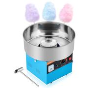 VEVOR Macchina Zucchero Filato Commerciale, Elettrodomestici per Zucchero Filato da Cucina 1000 W 3500 giri/min con Ciotola in Acciaio Inox Misurino per Zucchero, Feste Eventi Carnevale, Blu