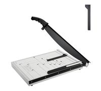 VEVOR Tagliacarte a Leva, Larghezza Taglio Massima 457mm Taglierina Manuale, Capacità max. 20 Fogli, Binario Protezione/Blocco Lama per Cartone, Tagliacarte Manuale a Leva Uso Domestico Commerciale