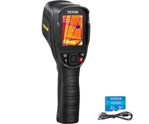 VEVOR Macchinetta Termocamera a Infrarossi Portatile Risoluzione IR da 240 x 180 Pixel Sensibilità Termica 40 mK, Termocamera Corporea Infrarossi Portatile con Scheda SD 64 GB Temperatura -20℃ a 550℃