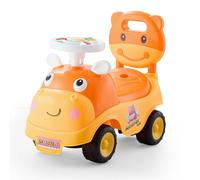 VEVOR Macchinina a Spinta Giocattolo Auto per Bambini, Capacità 22 kg, con Clacson e Musica, Vano Portaoggetti Sotto Sedile, Macchina per Sviluppo Muscolare ed Equilibrio