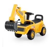 VEVOR Macchinina Cavalcabile con Volante Giocattolo Auto per Bambini, Capacità 25 kg, Macchina Cavalcabile Escavatore con Musica per Bambini per Sviluppo Muscolare ed Equilibrio