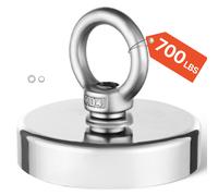 VEVOR Magnete da Pesca Forza di Trazione 318 kg Magnete ad Alte Prestazioni