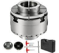 VEVOR Mandrino 4 Griffe per Tornio 100mm/4pollici Set Mandrino Autocentrante Nova per Tornio Legno Set di Accessori Mandrino per la Lavorazione del Legno